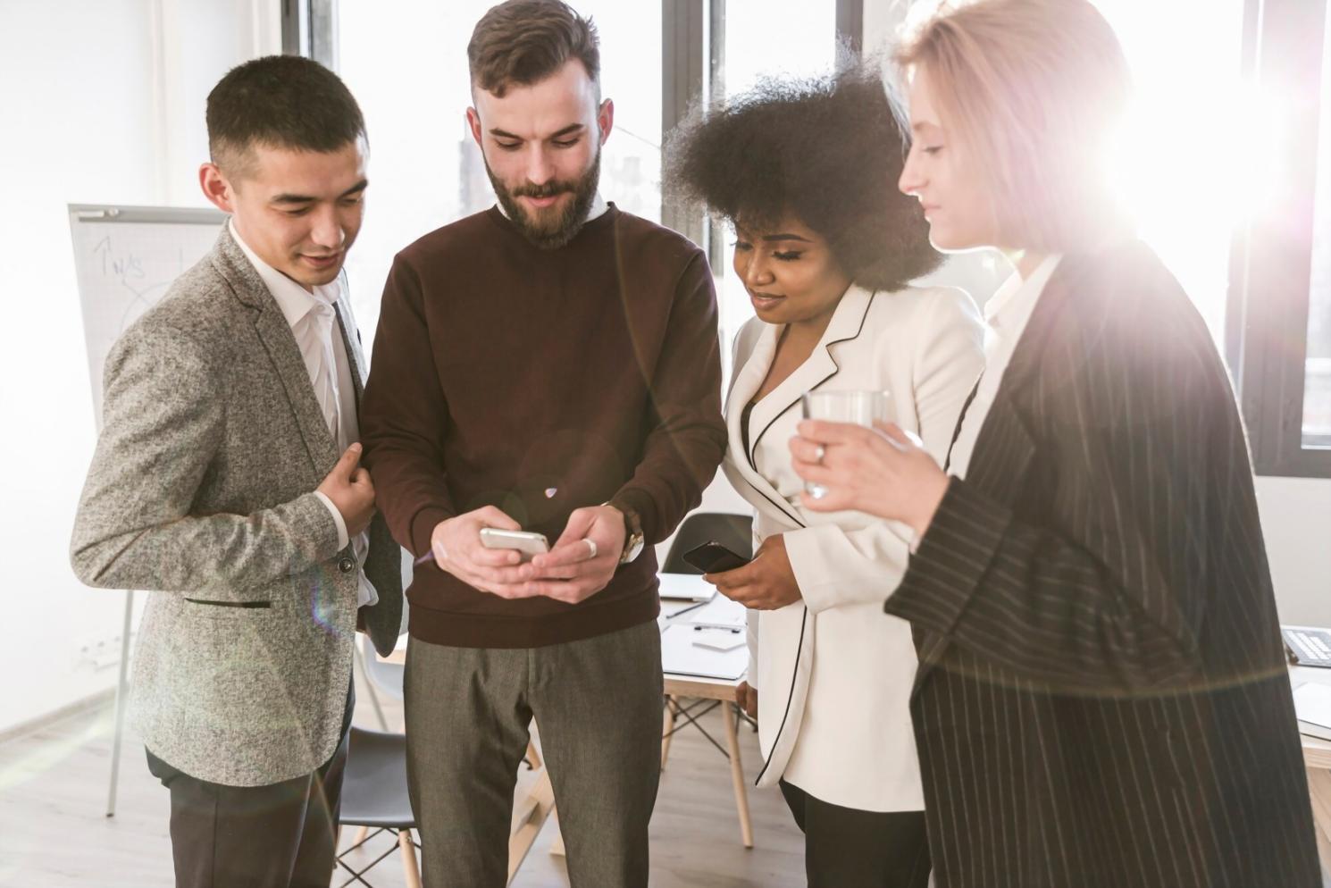 Beratungsgespräch für Kleinunternehmen